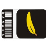 Magnet Flexible Aimant de code barres de banane (Horizontal)