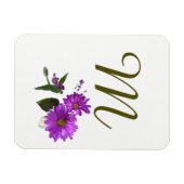 Magnet Flexible Aimant de conception de marguerites violettes (Horizontal)