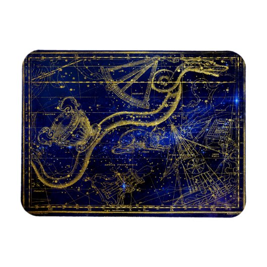 Magnet Flexible aimant de constellation de chat et de serpent (Horizontal)