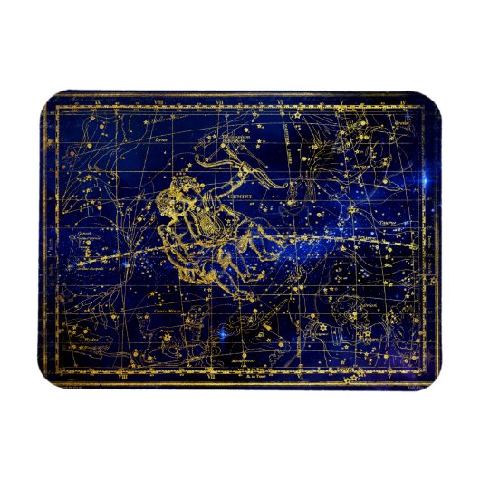 Magnet Flexible aimant de constellation de gemini (Horizontal)