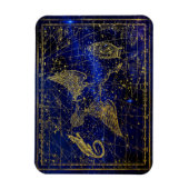 Magnet Flexible aimant de constellation de lézard et de cygne (Vertical)