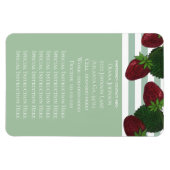 Magnet Flexible Aimant de contact d'urgence : fraise (Horizontal)