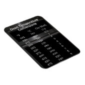 Magnet Flexible Aimant de conversion des températures du four (Côté Droit)