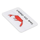 Magnet Flexible aimant de crabe (Côté Droit)