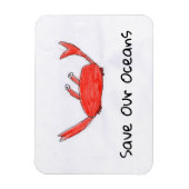 Magnet Flexible aimant de crabe (Vertical)