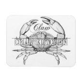 Magnet Flexible Aimant de crabe de mer (Horizontal)