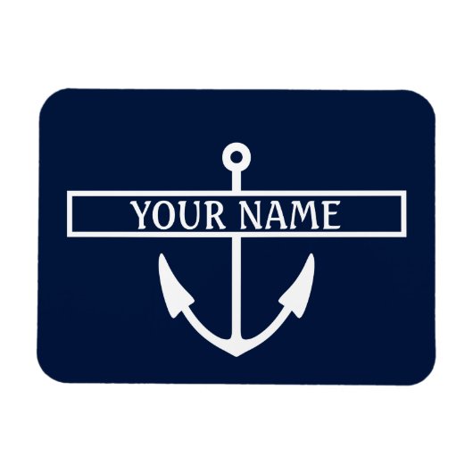 Magnet Flexible Aimant de croisière Ancre (Horizontal)