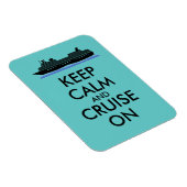 Magnet Flexible Aimant de croisière Conserver le calme et la crois (Côté Droit)