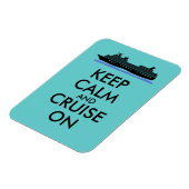 Magnet Flexible Aimant de croisière Conserver le calme et la crois (Côté Gauche)