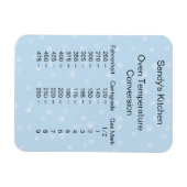 Magnet Flexible Aimant de cuisson de conversion de température ble (Horizontal)