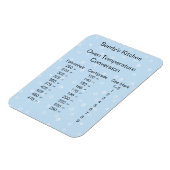 Magnet Flexible Aimant de cuisson de conversion de température ble (Côté Gauche)