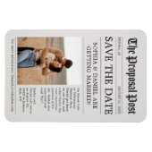 Magnet Flexible Aimant de date de sauvegarde de journal Photo (Horizontal)