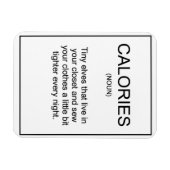 Magnet Flexible Aimant de définition de calories pour votre cuisin (Horizontal)