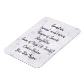 Magnet Flexible Aimant de définition de grand-mère (Côté Gauche)