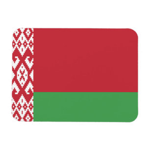 Magnet Flexible Aimant de drapeau biélorusse patriotique