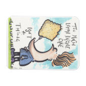 Magnet Flexible Aimant de gâteau au citron (Horizontal)