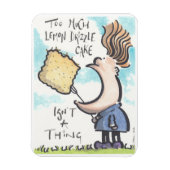 Magnet Flexible Aimant de gâteau au citron (Vertical)