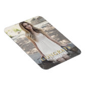 Magnet Flexible Aimant de graduation photo complète Félicitations  (Côté Droit)