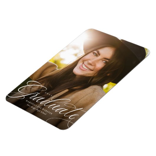 Magnet Flexible Aimant de graduation verticale simple script (Côté Gauche)