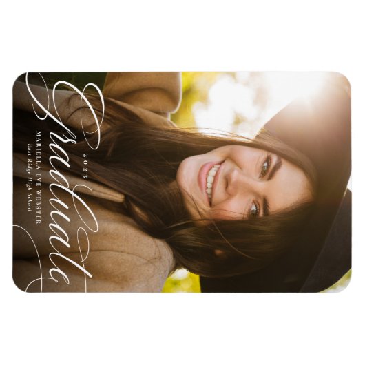 Magnet Flexible Aimant de graduation verticale simple script (Horizontal)