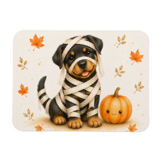 Magnet Flexible Aimant de Halloween Mummy Rottweiler