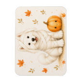 Magnet Flexible Aimant de Halloween Mummy Samoyède (Vertical)