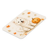 Magnet Flexible Aimant de Halloween Mummy Samoyède (Côté Gauche)