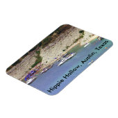 Magnet Flexible Aimant de Hippie Hollow, Austin Texas (Côté Gauche)