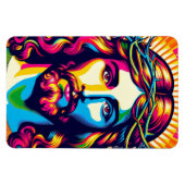 Magnet Flexible Aimant de Jésus coloré ! (Horizontal)