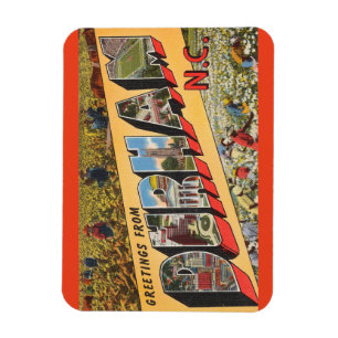 Magnet Flexible Aimant de la Caroline du Nord, Durham