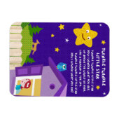 Magnet Flexible Aimant de la comptine Twinkle Twinkle Little Star (Horizontal)