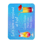 Magnet Flexible Aimant de la porte de croisière Boissons Cocktails (Vertical)