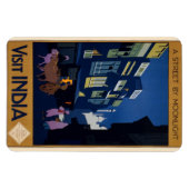 Magnet Flexible Aimant de l'affiche de voyage en Inde (Horizontal)