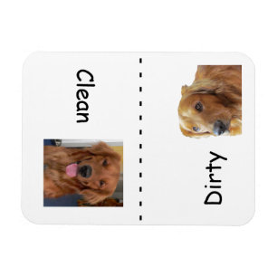 Magnet Flexible Aimant de lave-vaisselle de golden retriever