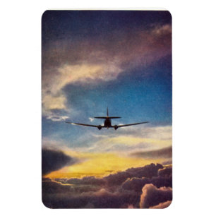 Magnet Flexible Aimant de l'avion de ligne DC-3 et du coucher de