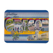 Magnet Flexible Aimant de l'Oregon (Horizontal)