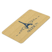 Magnet Flexible Aimant de luxe bleu français (Côté Gauche)