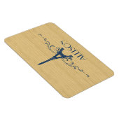 Magnet Flexible Aimant de luxe bleu français (Côté Droit)