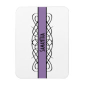 Magnet Flexible Aimant de luxe pourpre déco (Vertical)