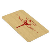 Magnet Flexible Aimant de luxe Red French Flouring (Côté Droit)