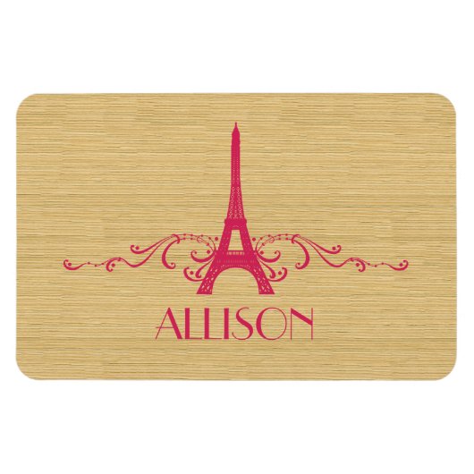 Magnet Flexible Aimant de luxe rose (Horizontal)