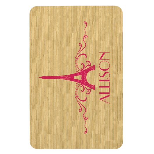 Magnet Flexible Aimant de luxe rose (Vertical)