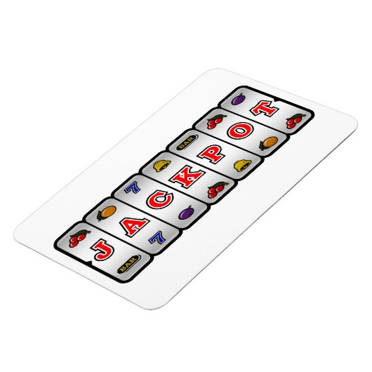 Magnet Flexible Aimant de machine à sous Jackpot (léger) (Côté Gauche)