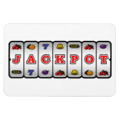 Magnet Flexible Aimant de machine à sous Jackpot (léger) (Horizontal)