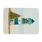 Magnet Flexible Aimant de Noël nautique avec phare (Horizontal)