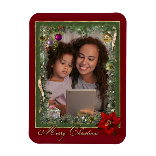 Magnet Flexible Aimant de Noël personnalisable (télécharger votre (Vertical)