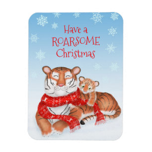 Magnet Flexible Aimant de Noël "Roarsome"