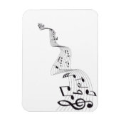 Magnet Flexible Aimant de note musicale (Vertical)