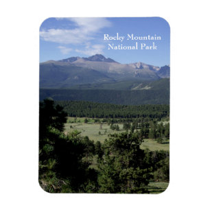 Magnet Flexible Aimant de parc national de montagne rocheuse