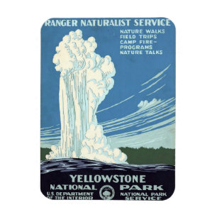 Magnet Flexible Aimant de parc national de Yellowstone